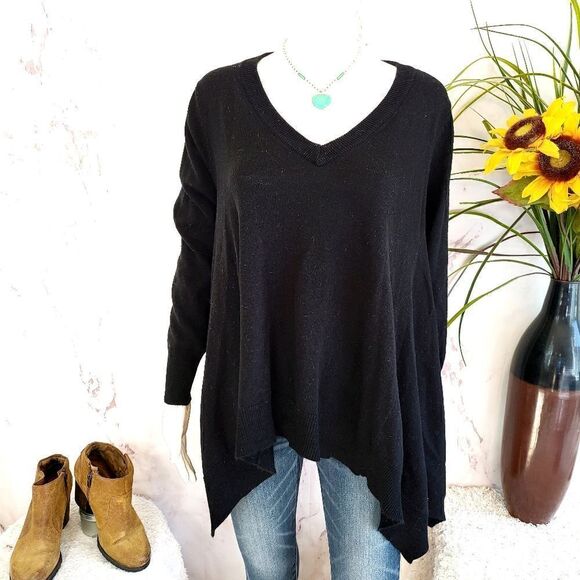 Collective Concepts soft woll blend v neck sweater - Picture 4 of 7